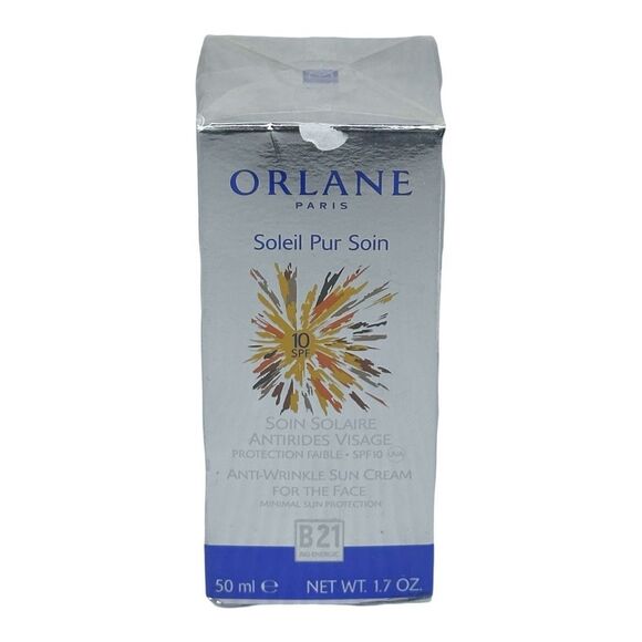 Orlane Soleil Pur Soin Anti-Wrinkle Sun Cream For The Face 10 SPF - 1.7oz/50ml - Picture 1 of 2